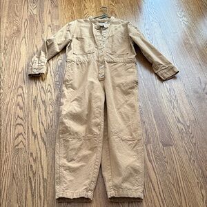 Everlane Tan Utility Jumpsuit